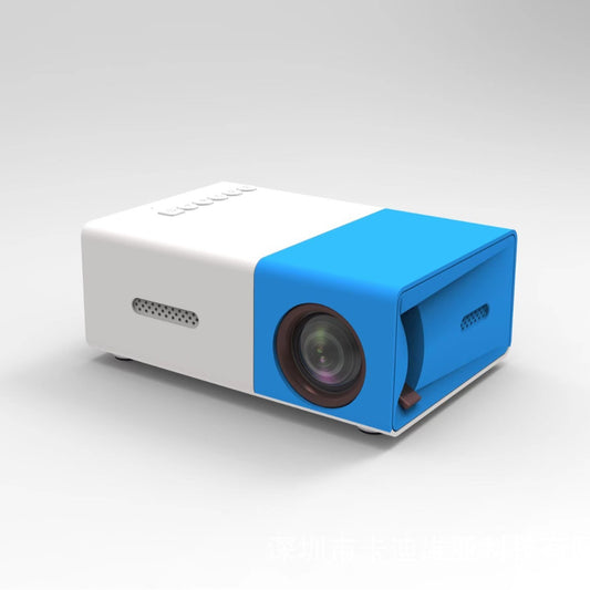 WiFi Projector Portable Movie Projector 1080P, Phone Screen Can be Mirrored to The Projector Wirelessly or by Data Cable, Compatible with Smartphone/ Tablet/ Laptop/TV Stick/USB Drive